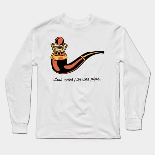 Ceci n'est pas une pipe Long Sleeve T-Shirt